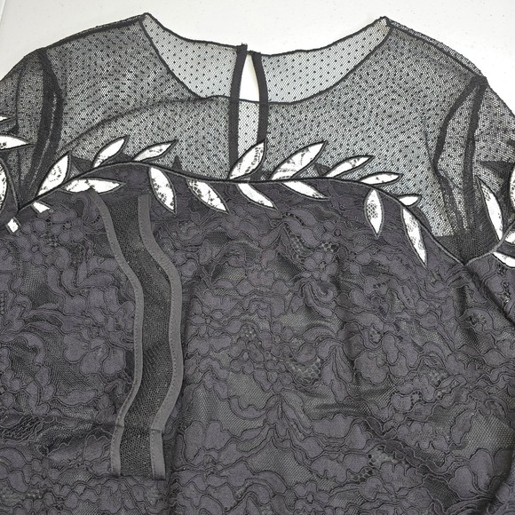 SHANI Women's Size 10 Black Lace Floral Dress NWT Fairy Goth Whimsical -1809